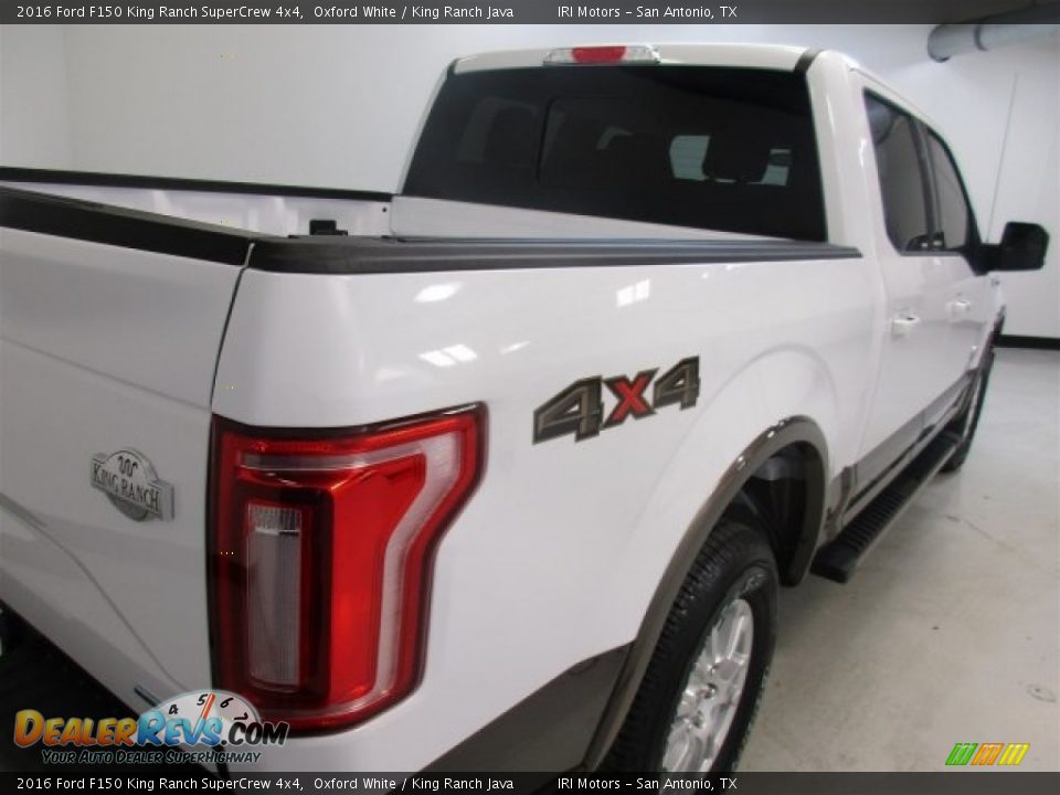 2016 Ford F150 King Ranch SuperCrew 4x4 Oxford White / King Ranch Java Photo #14