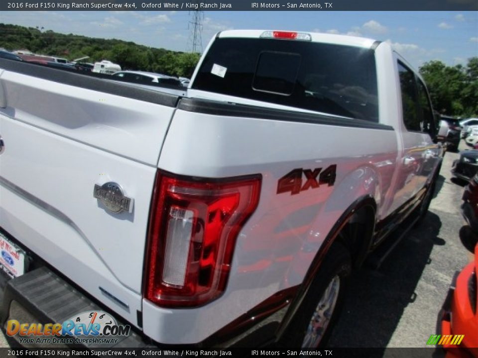 2016 Ford F150 King Ranch SuperCrew 4x4 Oxford White / King Ranch Java Photo #15