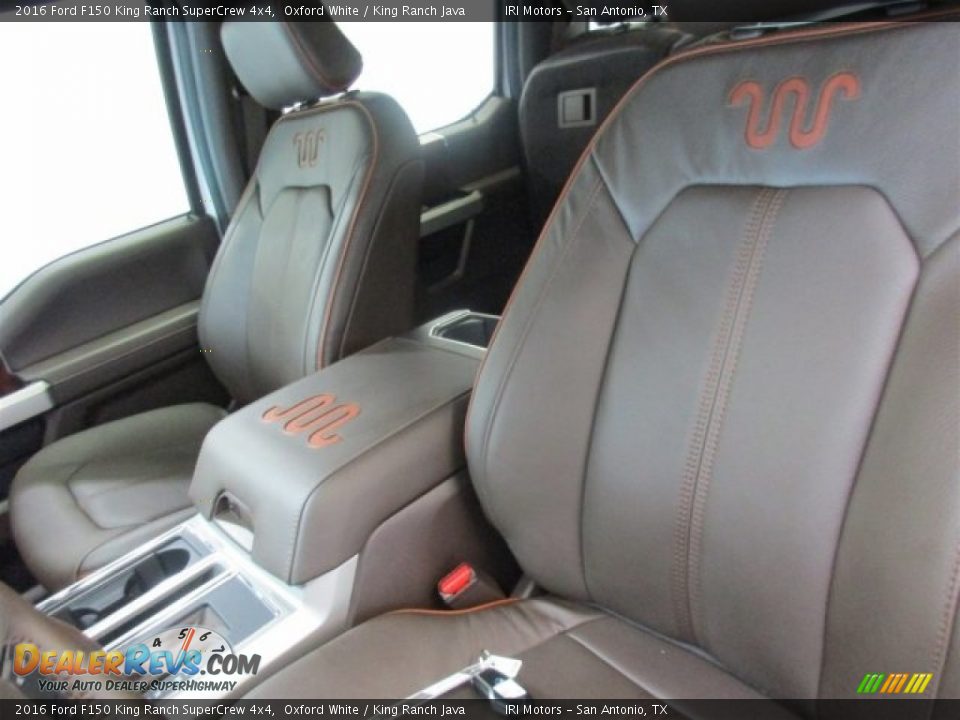 2016 Ford F150 King Ranch SuperCrew 4x4 Oxford White / King Ranch Java Photo #18