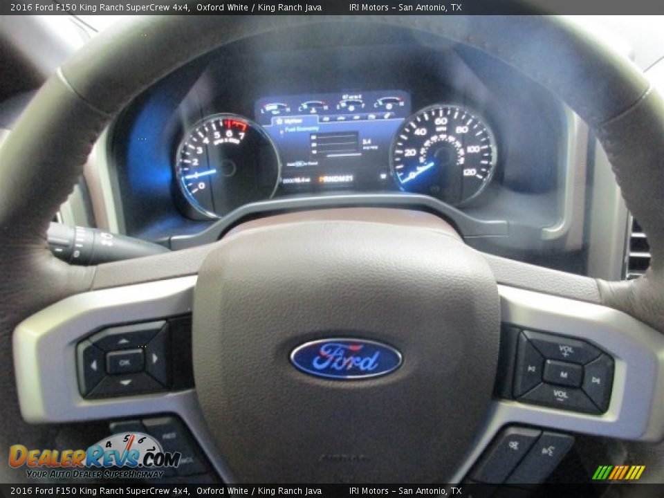2016 Ford F150 King Ranch SuperCrew 4x4 Oxford White / King Ranch Java Photo #30
