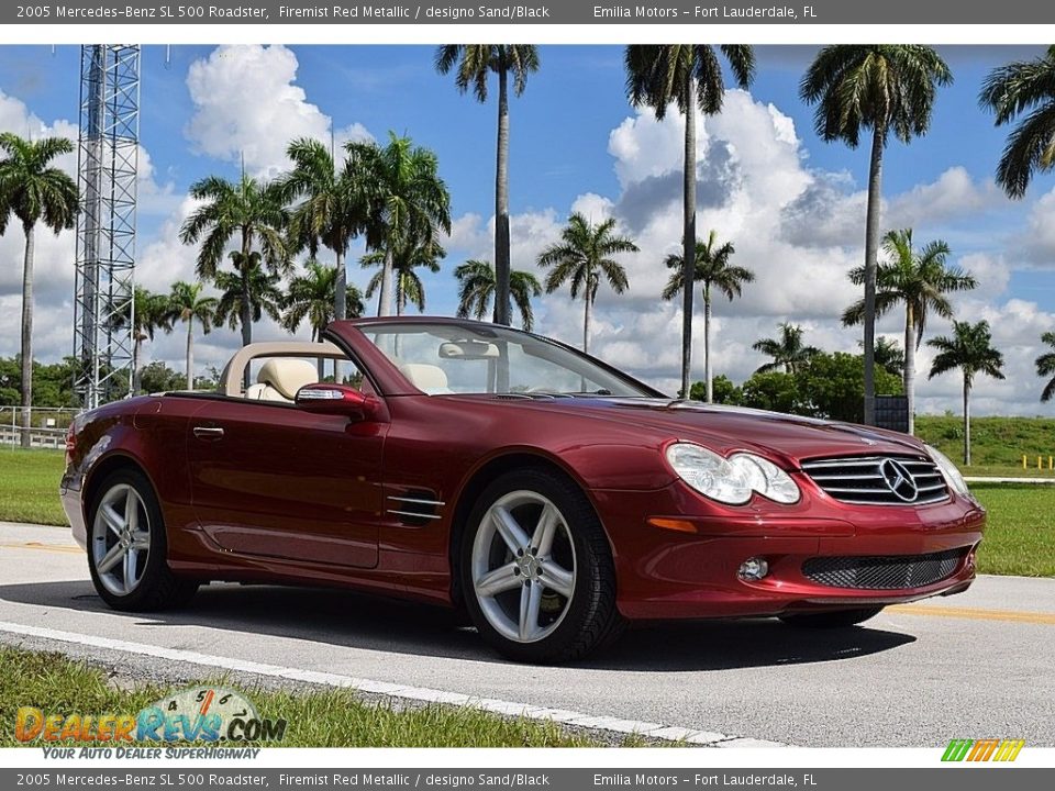 Front 3/4 View of 2005 Mercedes-Benz SL 500 Roadster Photo #1