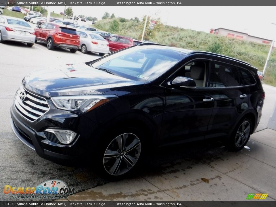 2013 Hyundai Santa Fe Limited AWD Becketts Black / Beige Photo #5