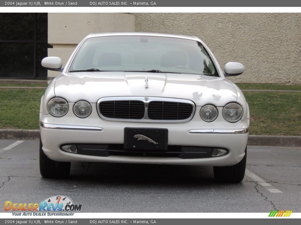 2004 Jaguar XJ XJ8 White Onyx / Sand Photo #3