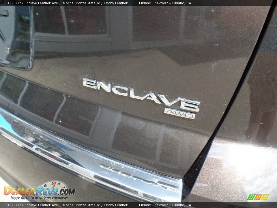 2013 Buick Enclave Leather AWD Mocha Bronze Metallic / Ebony Leather Photo #11