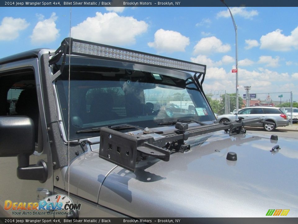 2014 Jeep Wrangler Sport 4x4 Billet Silver Metallic / Black Photo #15