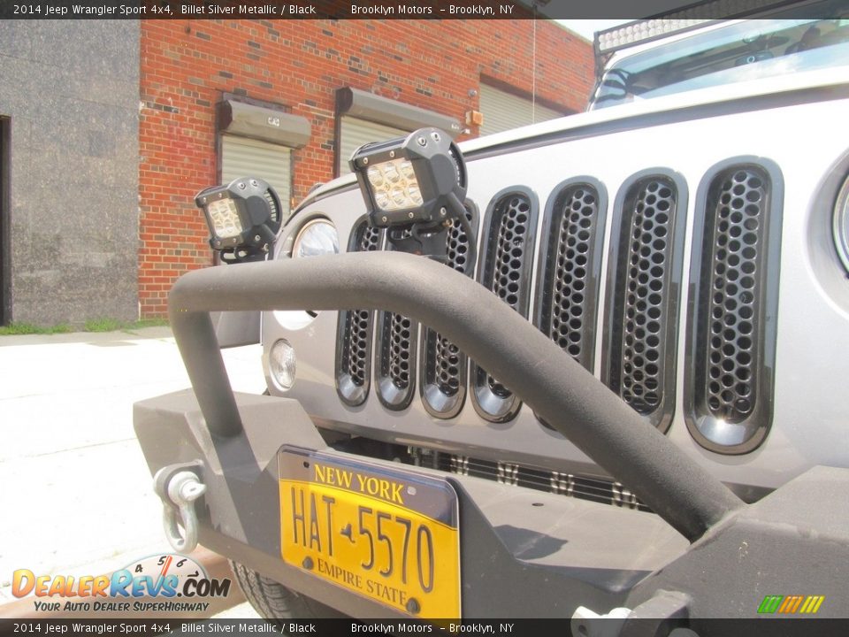 2014 Jeep Wrangler Sport 4x4 Billet Silver Metallic / Black Photo #17