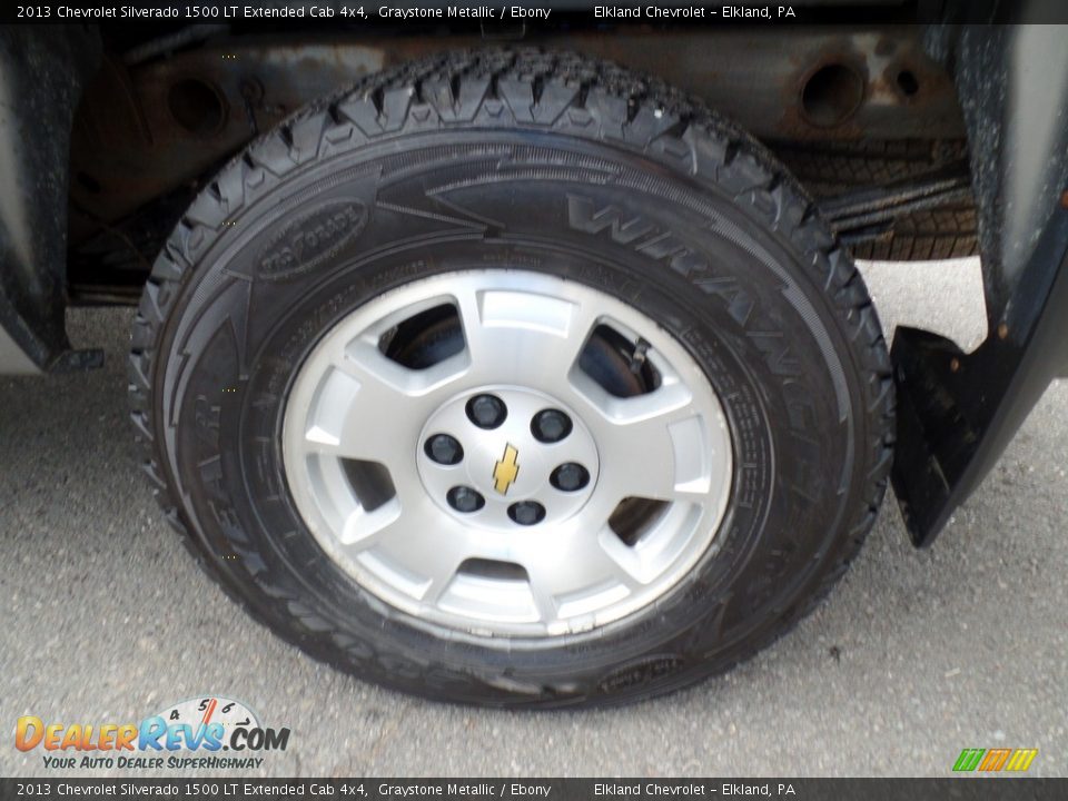 2013 Chevrolet Silverado 1500 LT Extended Cab 4x4 Graystone Metallic / Ebony Photo #9