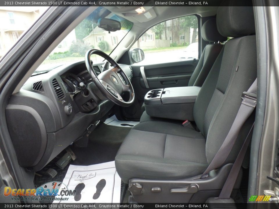2013 Chevrolet Silverado 1500 LT Extended Cab 4x4 Graystone Metallic / Ebony Photo #16