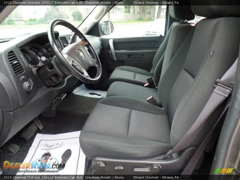 2013 Chevrolet Silverado 1500 LT Extended Cab 4x4 Graystone Metallic / Ebony Photo #17
