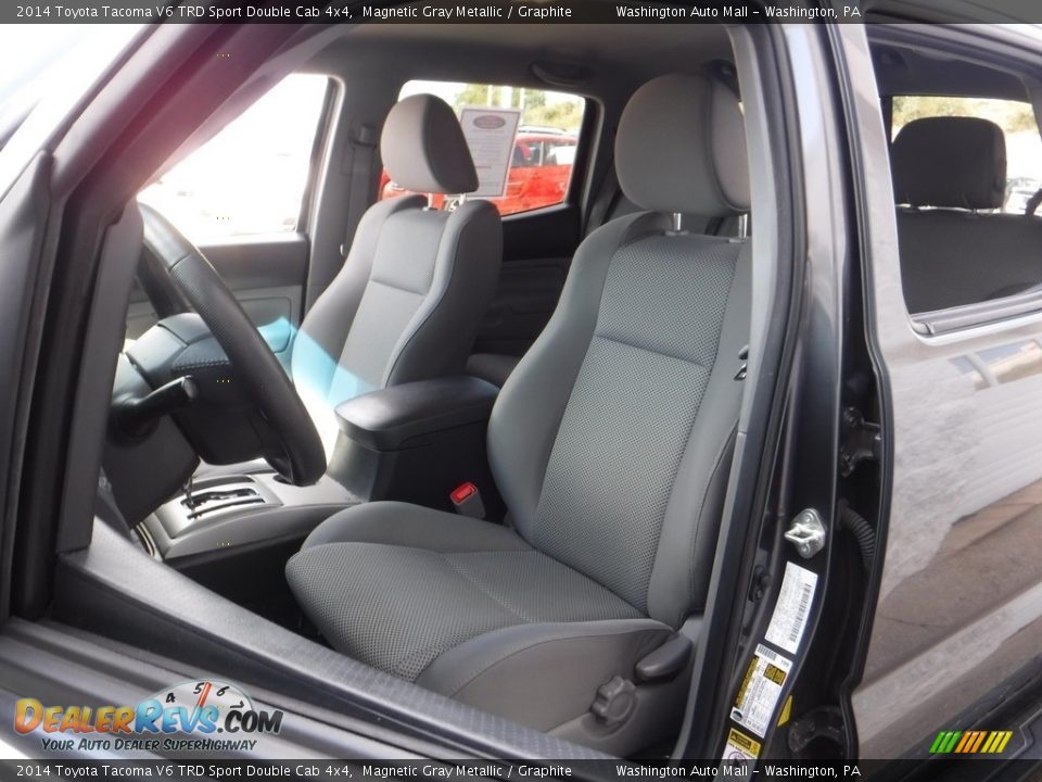2014 Toyota Tacoma V6 TRD Sport Double Cab 4x4 Magnetic Gray Metallic / Graphite Photo #17