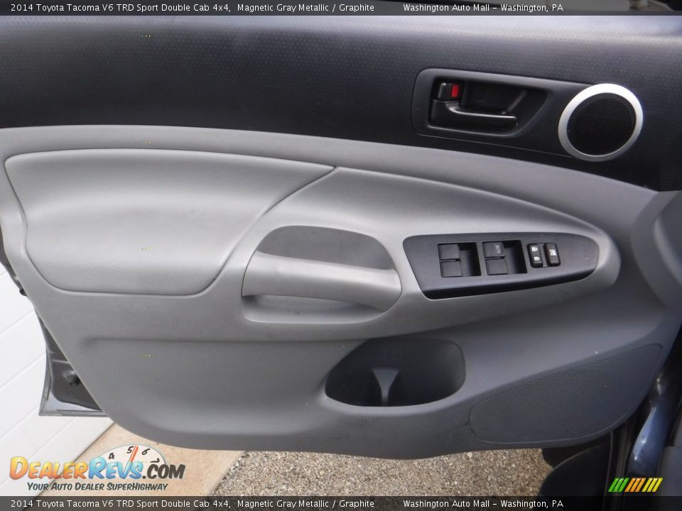 2014 Toyota Tacoma V6 TRD Sport Double Cab 4x4 Magnetic Gray Metallic / Graphite Photo #18