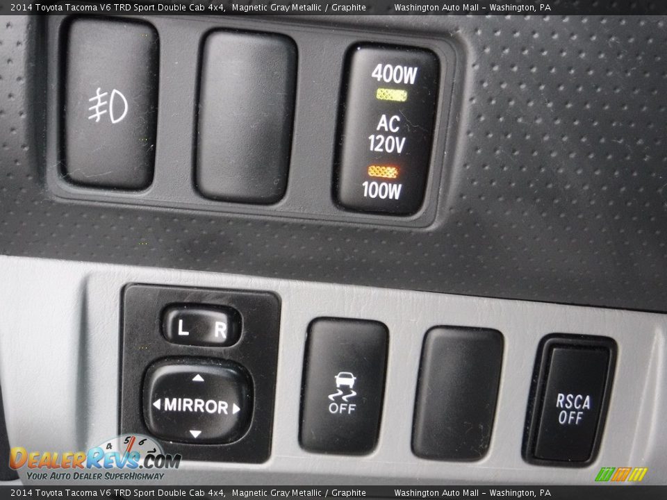 2014 Toyota Tacoma V6 TRD Sport Double Cab 4x4 Magnetic Gray Metallic / Graphite Photo #24
