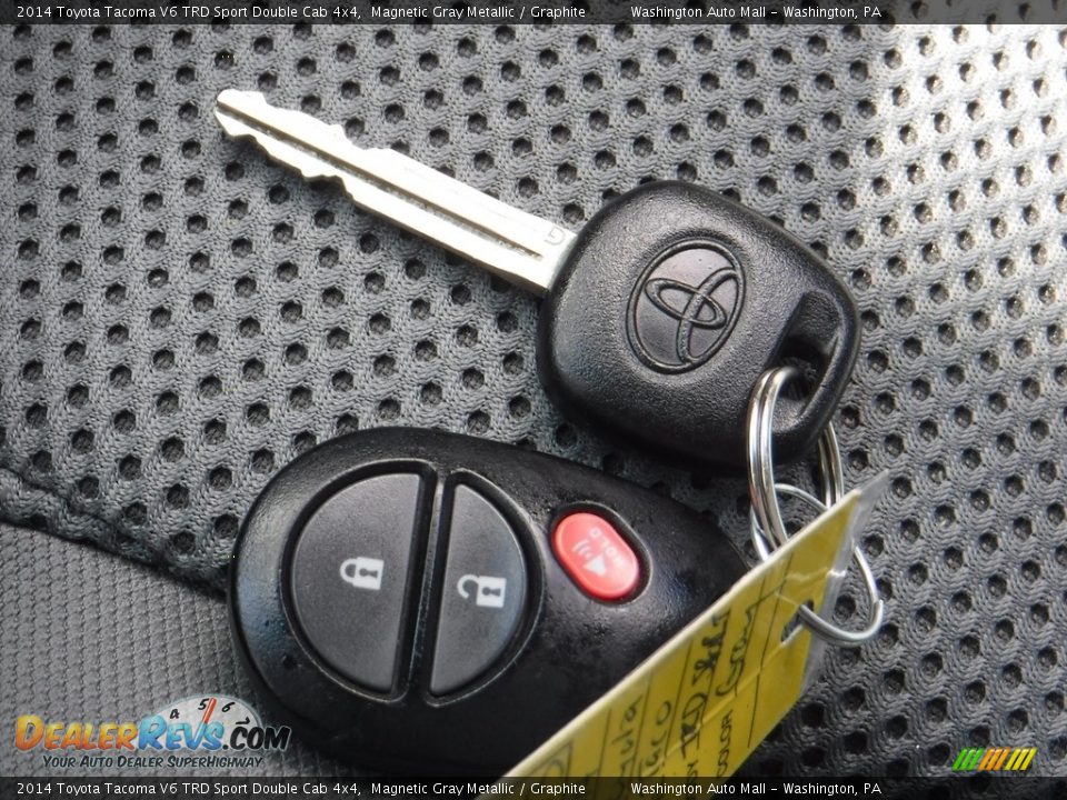 2014 Toyota Tacoma V6 TRD Sport Double Cab 4x4 Magnetic Gray Metallic / Graphite Photo #26