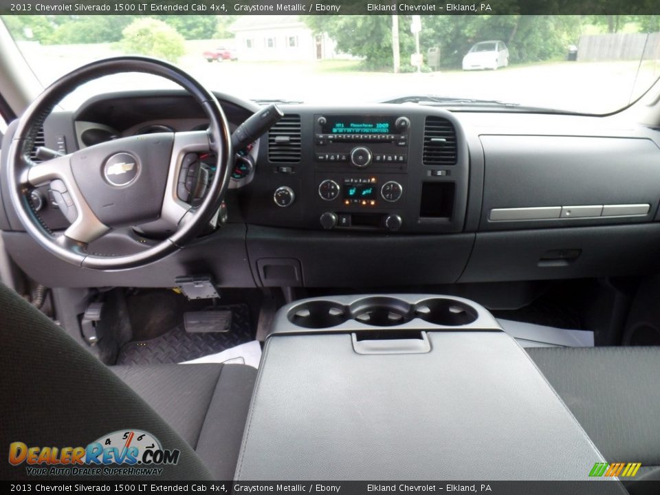 2013 Chevrolet Silverado 1500 LT Extended Cab 4x4 Graystone Metallic / Ebony Photo #35