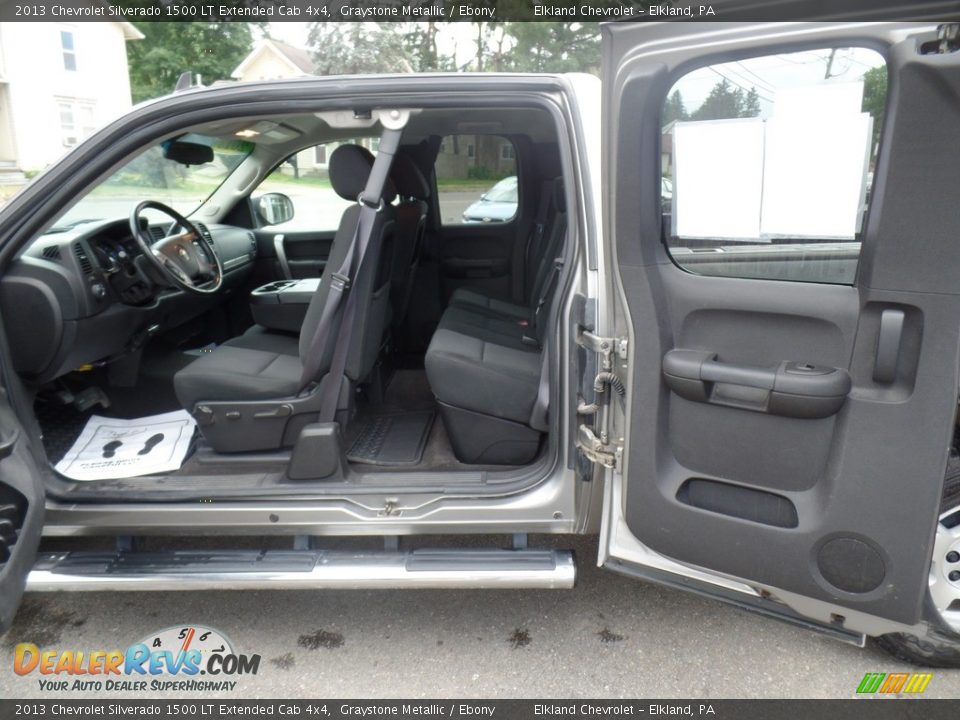 2013 Chevrolet Silverado 1500 LT Extended Cab 4x4 Graystone Metallic / Ebony Photo #36