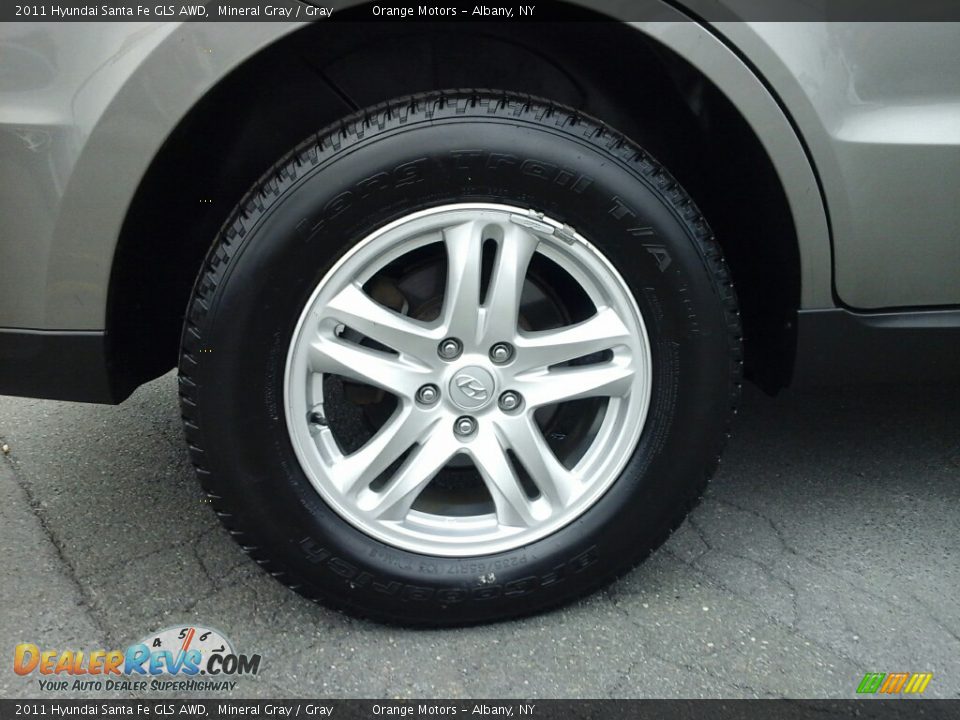 2011 Hyundai Santa Fe GLS AWD Mineral Gray / Gray Photo #7