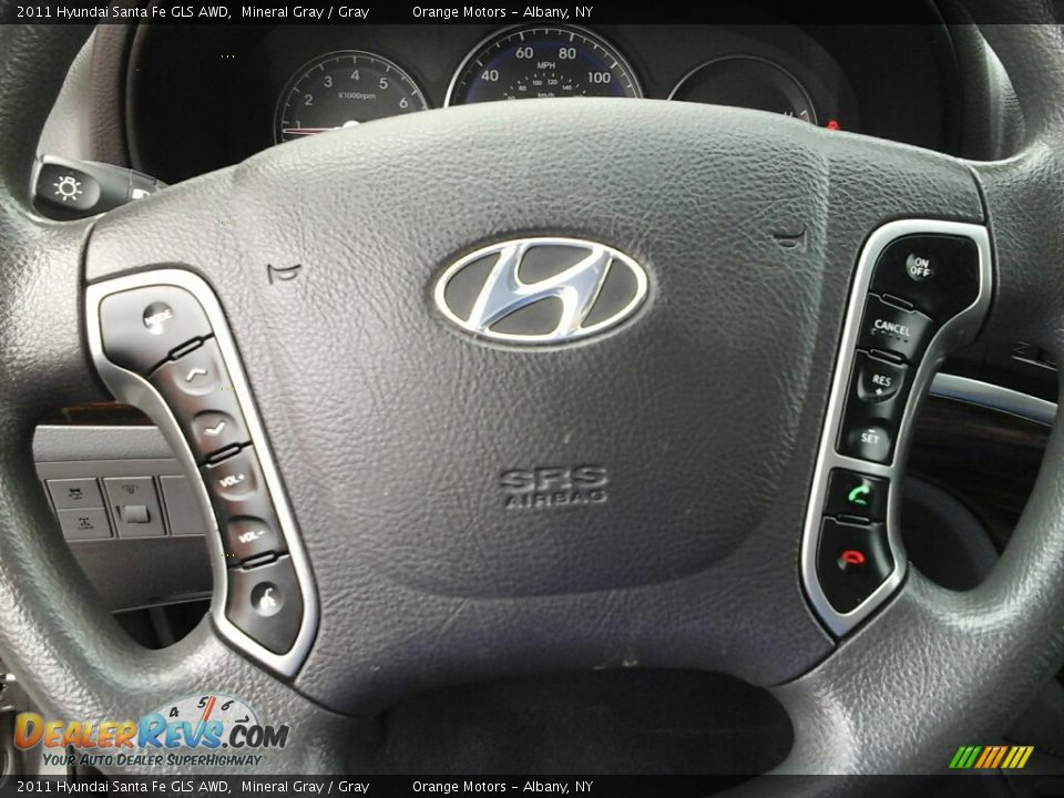 2011 Hyundai Santa Fe GLS AWD Mineral Gray / Gray Photo #12