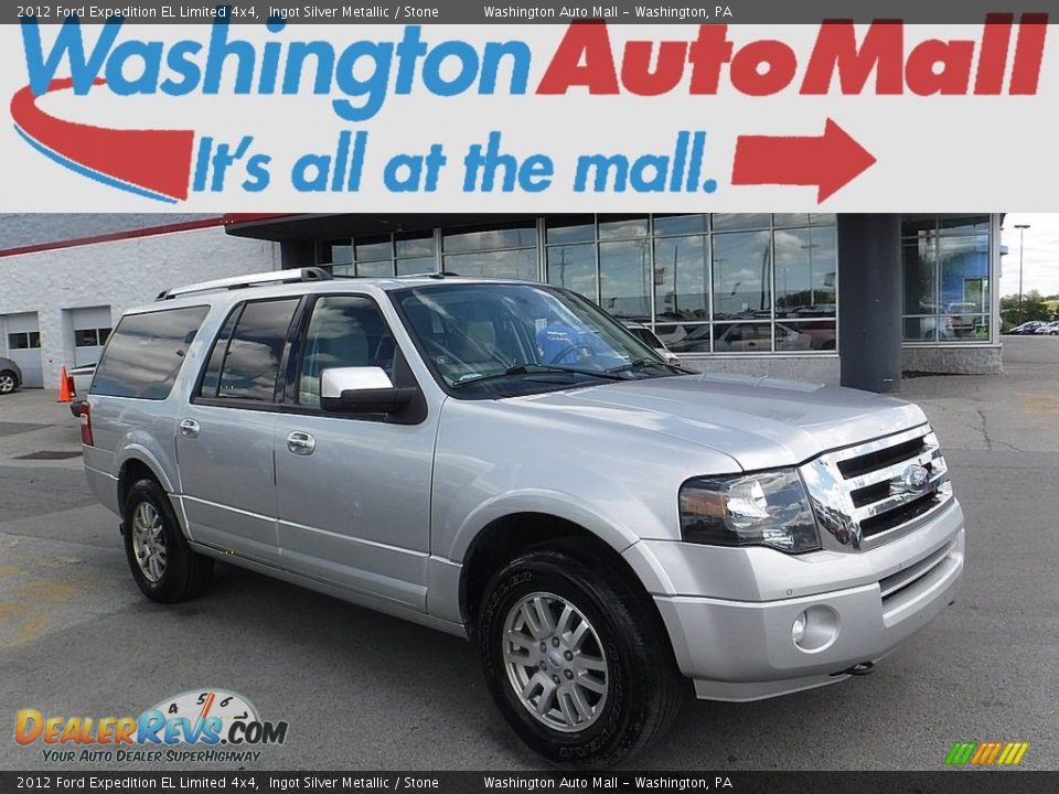 2012 Ford Expedition EL Limited 4x4 Ingot Silver Metallic / Stone Photo #1