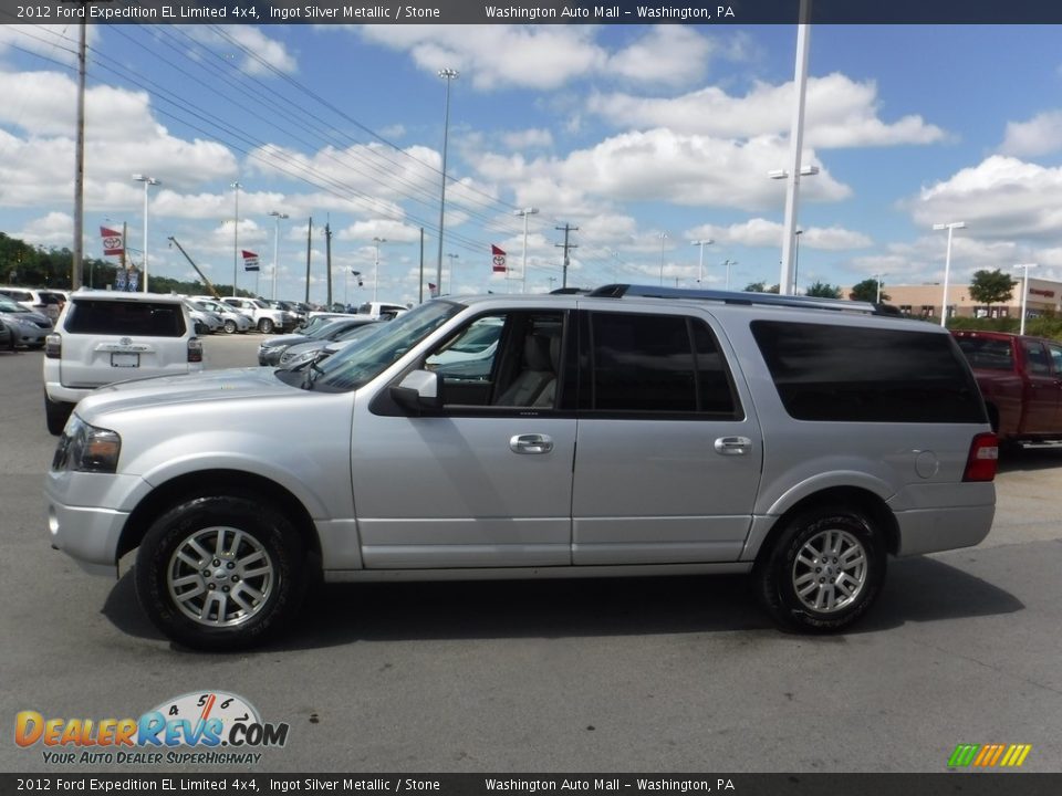 2012 Ford Expedition EL Limited 4x4 Ingot Silver Metallic / Stone Photo #6