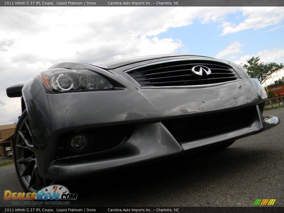 2011 Infiniti G 37 IPL Coupe Liquid Platinum / Stone Photo #1