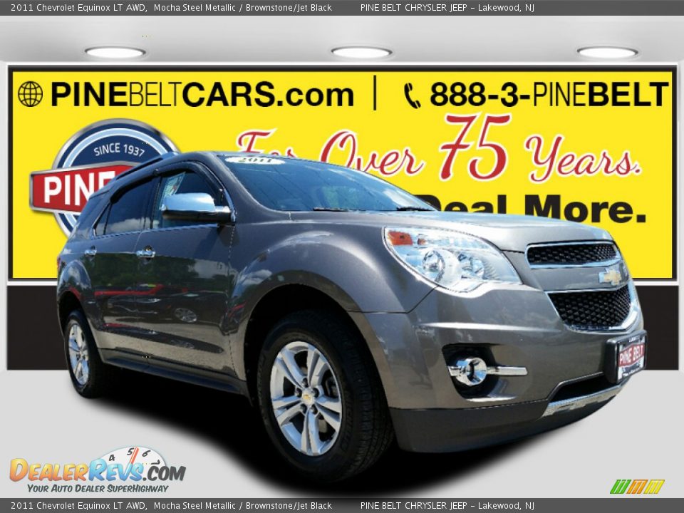 2011 Chevrolet Equinox LT AWD Mocha Steel Metallic / Brownstone/Jet Black Photo #1