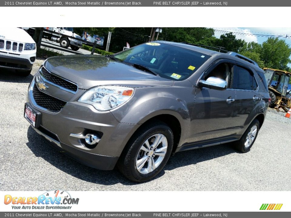 2011 Chevrolet Equinox LT AWD Mocha Steel Metallic / Brownstone/Jet Black Photo #3