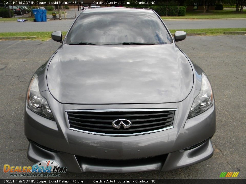 2011 Infiniti G 37 IPL Coupe Liquid Platinum / Stone Photo #5