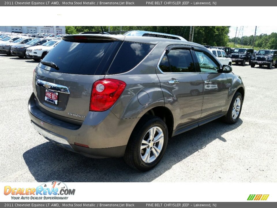 2011 Chevrolet Equinox LT AWD Mocha Steel Metallic / Brownstone/Jet Black Photo #7