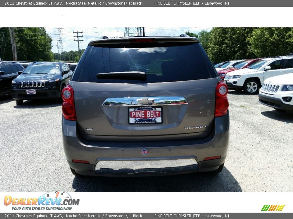 2011 Chevrolet Equinox LT AWD Mocha Steel Metallic / Brownstone/Jet Black Photo #8
