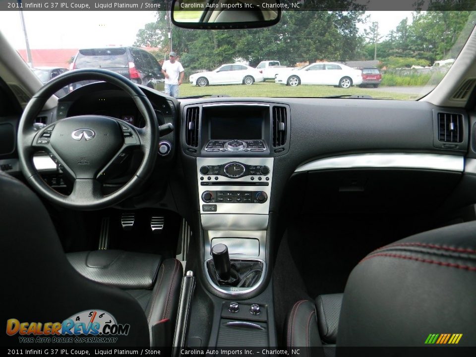 2011 Infiniti G 37 IPL Coupe Liquid Platinum / Stone Photo #13