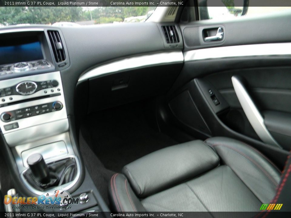 2011 Infiniti G 37 IPL Coupe Liquid Platinum / Stone Photo #14