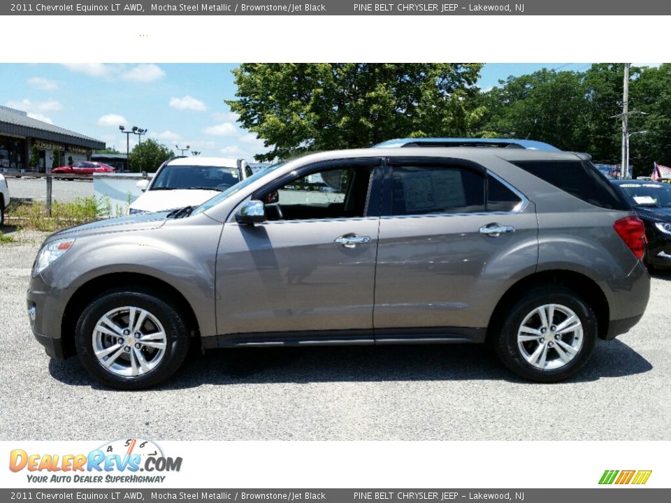 2011 Chevrolet Equinox LT AWD Mocha Steel Metallic / Brownstone/Jet Black Photo #12