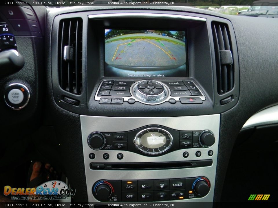 2011 Infiniti G 37 IPL Coupe Liquid Platinum / Stone Photo #16