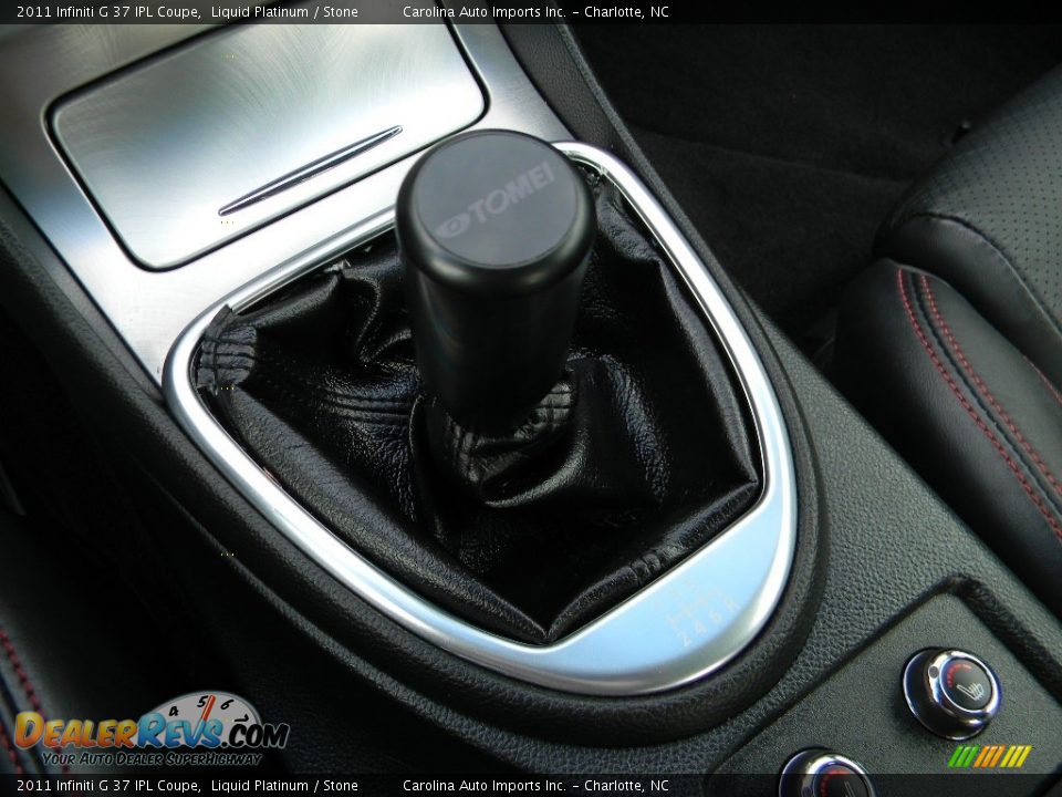 2011 Infiniti G 37 IPL Coupe Liquid Platinum / Stone Photo #17