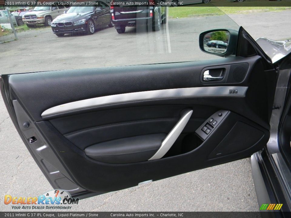 2011 Infiniti G 37 IPL Coupe Liquid Platinum / Stone Photo #19