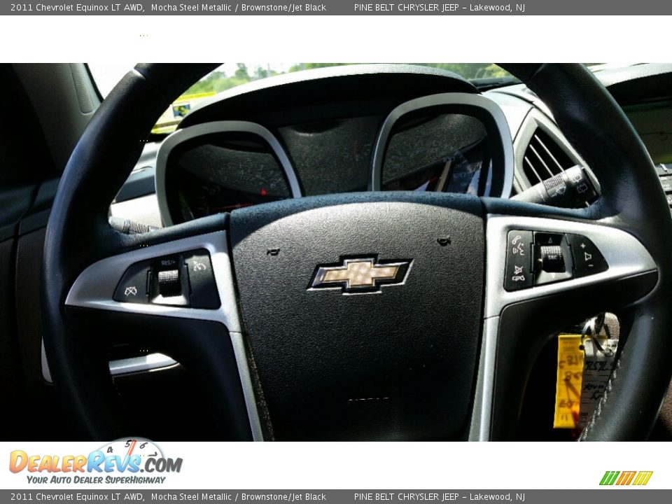 2011 Chevrolet Equinox LT AWD Mocha Steel Metallic / Brownstone/Jet Black Photo #16