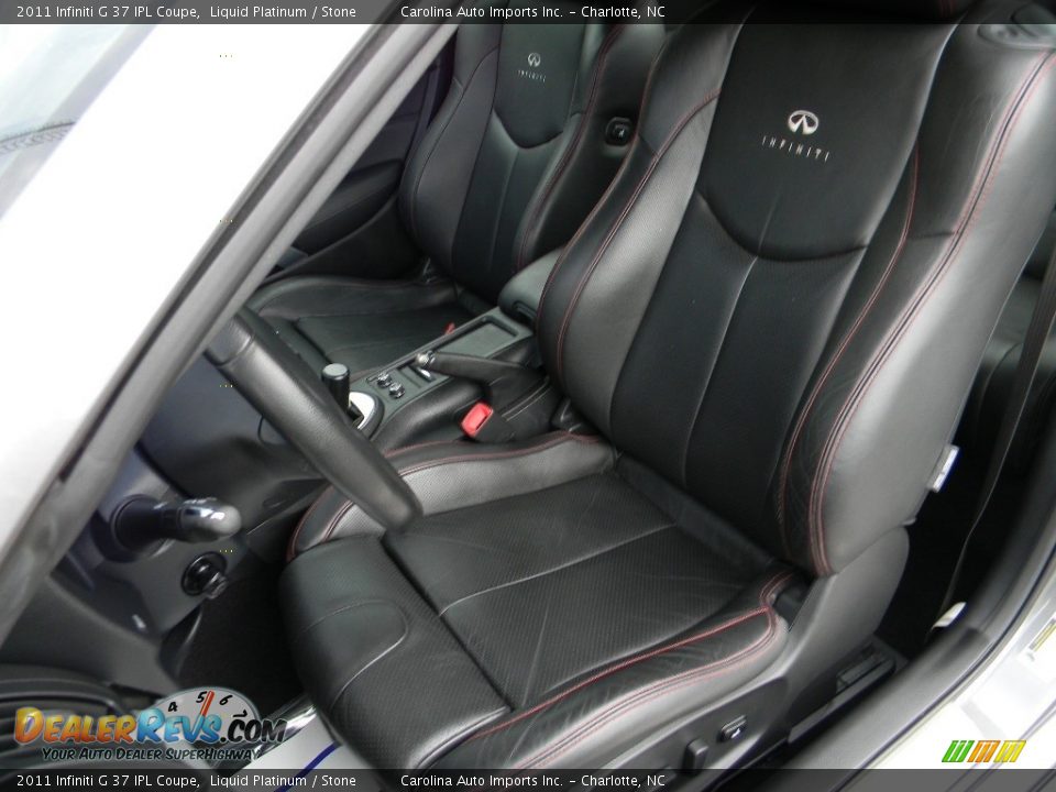 2011 Infiniti G 37 IPL Coupe Liquid Platinum / Stone Photo #20