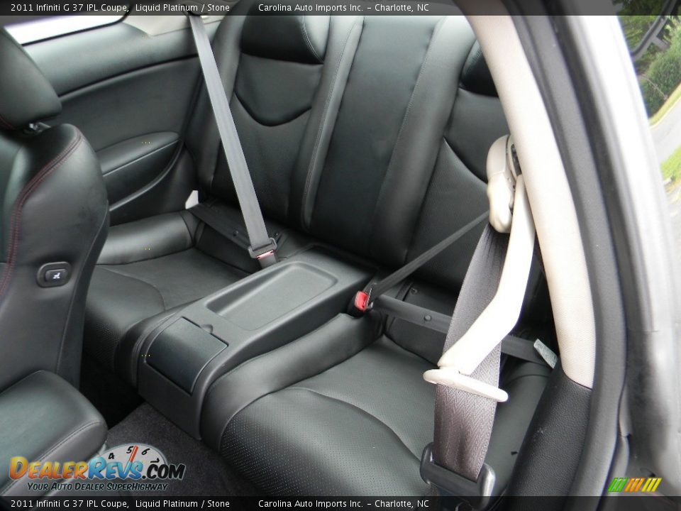 2011 Infiniti G 37 IPL Coupe Liquid Platinum / Stone Photo #21
