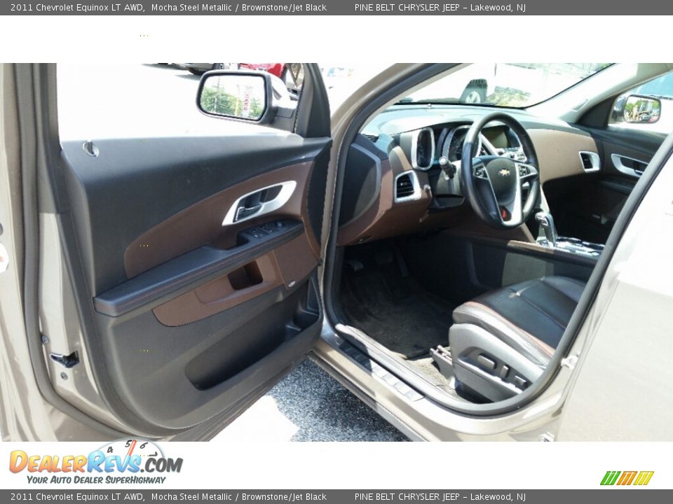 2011 Chevrolet Equinox LT AWD Mocha Steel Metallic / Brownstone/Jet Black Photo #18