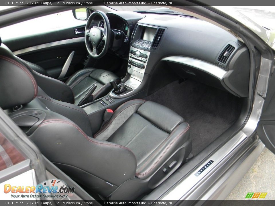 2011 Infiniti G 37 IPL Coupe Liquid Platinum / Stone Photo #23