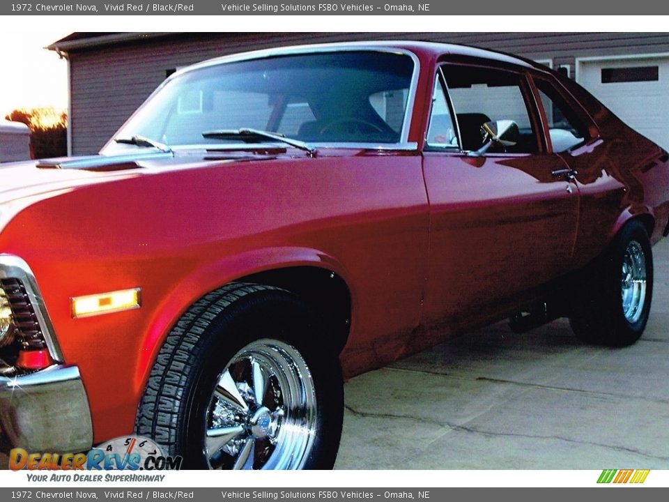 1972 Chevrolet Nova Vivid Red / Black/Red Photo #1