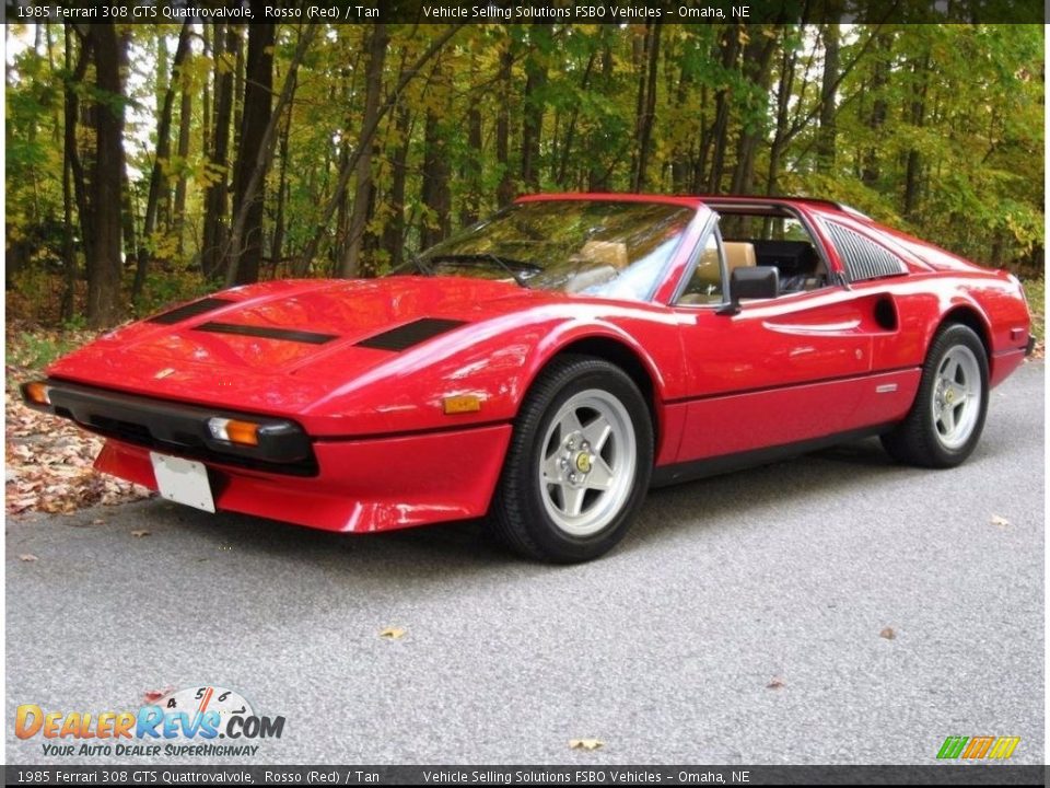 1985 Ferrari 308 GTS Quattrovalvole Rosso (Red) / Tan Photo #1