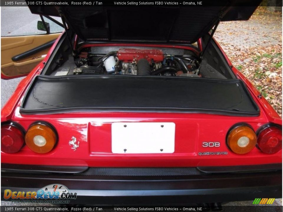 1985 Ferrari 308 GTS Quattrovalvole Rosso (Red) / Tan Photo #6