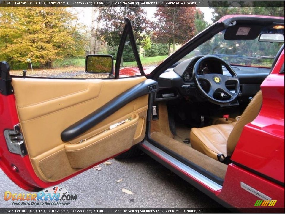 1985 Ferrari 308 GTS Quattrovalvole Rosso (Red) / Tan Photo #7