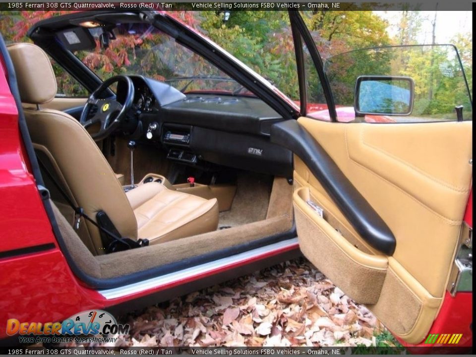 1985 Ferrari 308 GTS Quattrovalvole Rosso (Red) / Tan Photo #9