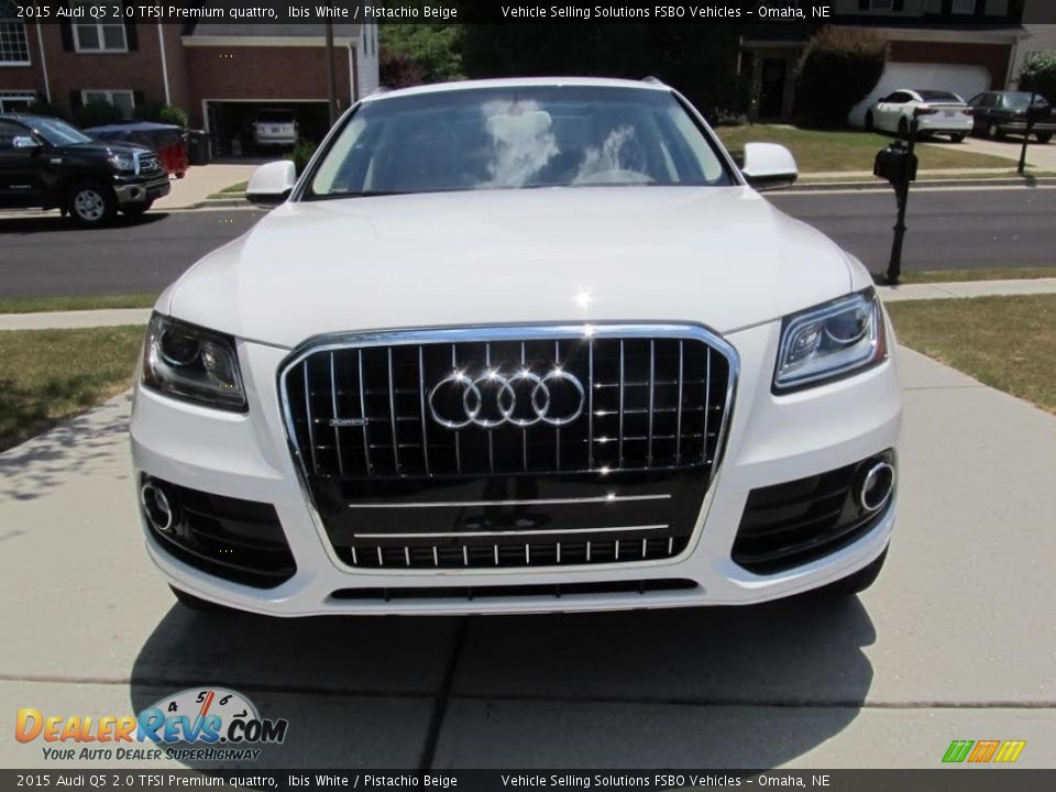 2015 Audi Q5 2.0 TFSI Premium quattro Ibis White / Pistachio Beige Photo #2