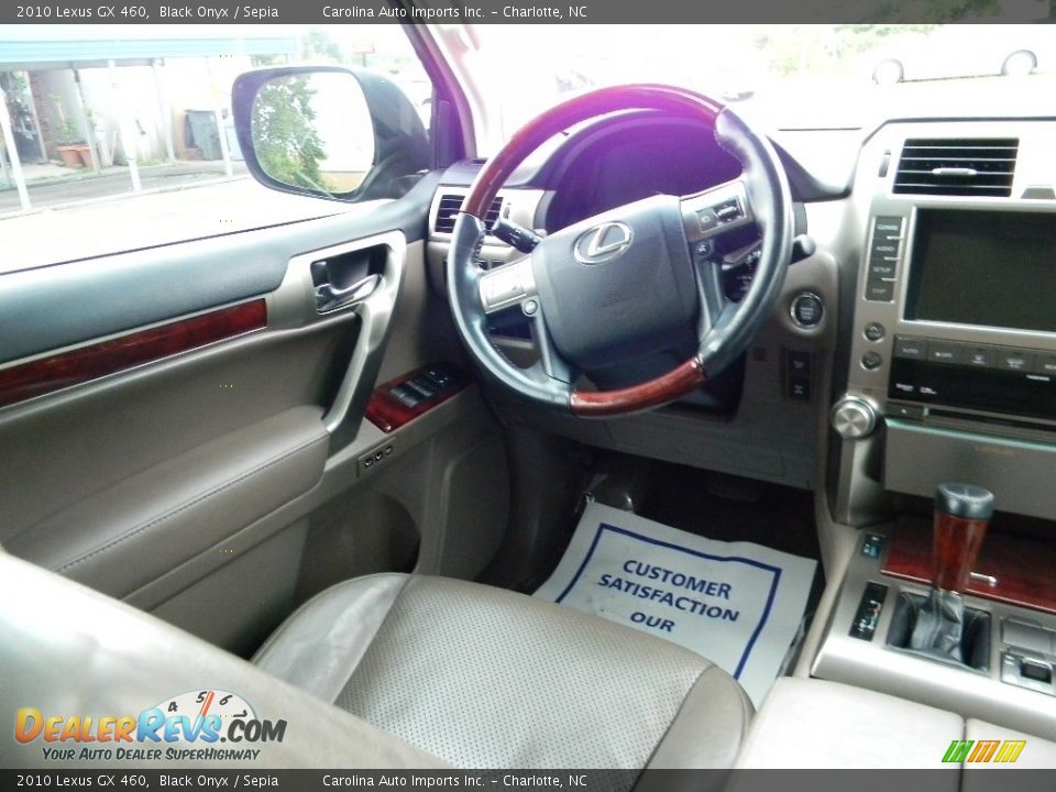 2010 Lexus GX 460 Black Onyx / Sepia Photo #12