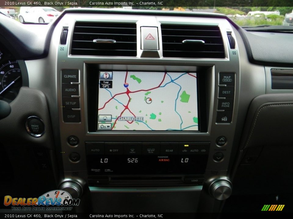 2010 Lexus GX 460 Black Onyx / Sepia Photo #16