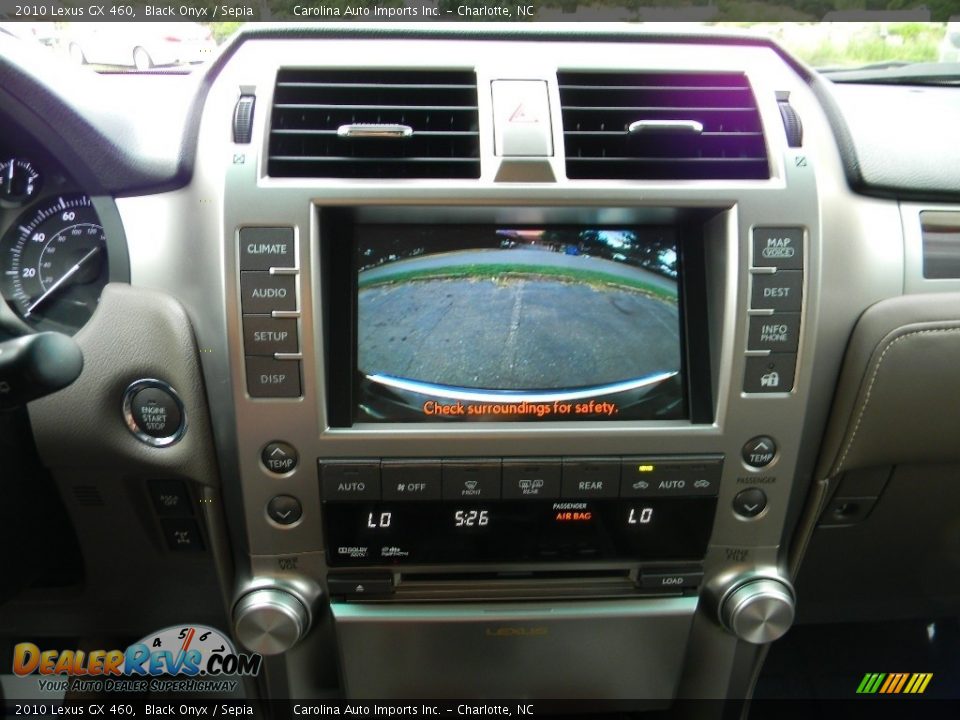 2010 Lexus GX 460 Black Onyx / Sepia Photo #17
