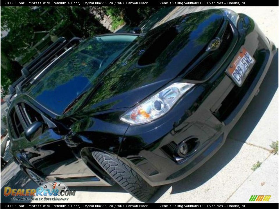 2013 Subaru Impreza WRX Premium 4 Door Crystal Black Silica / WRX Carbon Black Photo #4